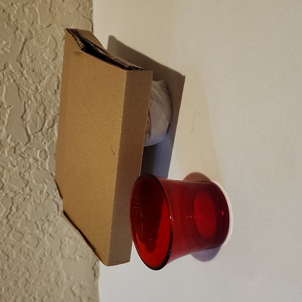 Red Votive Holder Set